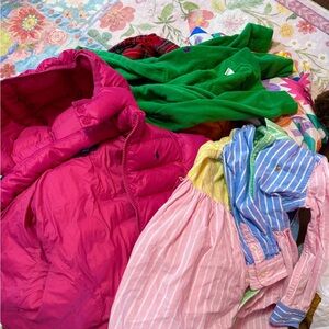 Ralph Lauren, Adidas , h&m girl clothes bundle most 3T and 4T